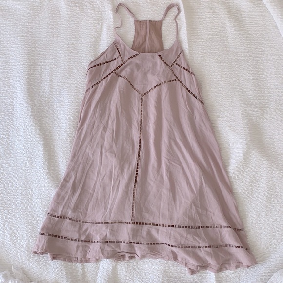 emory park Dresses & Skirts - NWT Mauve Spaghetti Strap Flowy Dress w/ Pockets!! || Medium